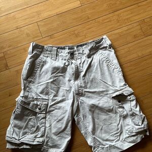 Levi Men’s White Cargo Shorts